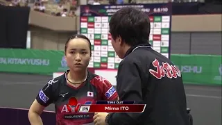 Мима Ито ведёт Ван Ванью 2 0 в женском финале Japan Open 2018!