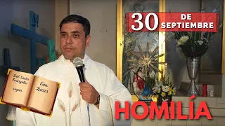 EVANGELIO DE HOY sábado 30 de Septiembre del 2023 - Padre Arturo Cornejo