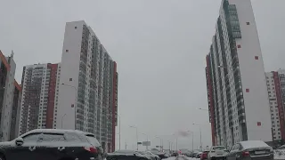 Санкт-Петербург 2022. Улица Маршала Казакова. City roads. Russia. Saint-Petersburg.