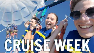 Family Spring Break CRUISE: PARASAILING In Key West | Celebrity Summit