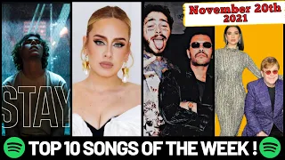 Spotify Top 10 Songs Of The Week | (November 20th , 2021), #Shorts, #BillboardTop