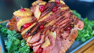 WORLD'S BEST Pineapple Honey Glazed Holiday Ham! Brown Sugar Pineapple Glazed Ham | Easter Recipes