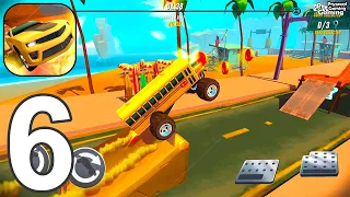 Stunt Car Extreme - Gameplay Walkthrough Part 6 Levels 11-17 School Bus (Android,iOS)