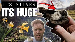 Gosh I Found A Huge English Silver Coin While Metal Detecting A Field | British History