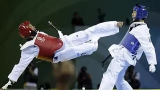 A selection of spectacular knockouts in Taekwondo WTF