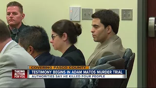 Testimony begins in Adam Matos quadruple murder trial