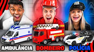 POLÍCIA, BOMBEIRO OU AMBULÂNCIA DE CONTROLE REMOTO! - Desafio