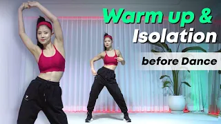 WARM UP & ISOLATION Routine before you Dance