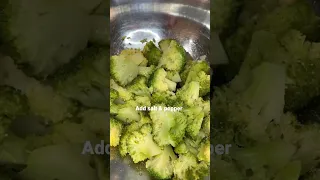Steamed Broccoli Recipe 🥦 #shorts