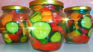 🍅🥒ПЕРЕПРОБОВАЛА КУЧУ РЕЦЕПТОМ ЛУЧШЕ ЭТОГО НЕ НАШЛА!САЛАТ ИЗ ОГУРЦОВ С ПОМИДОРАМИ ПО-КОРЕЙСКИ НА ЗИМУ