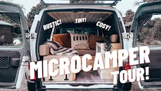 Cosy self-built micro-campervan (Berlingo) tour!