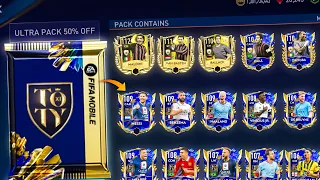 Opening Big TOTY Packs! We Got Prime Icons and 32x Legendary TOTY Player!! FIFA Mobile
