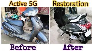 Honda Activa full Restoration Active 5G | Full restoration video perfectly like New