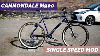 1995 Cannondale M900 - *Potentially* Ruining A Vintage MTB With A Modern SIngle Speed Conversion