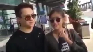 Enrique Gil With Baby Liza Soberano Interview Their Being A Relationship in London Sweetne