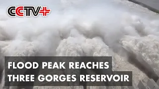 Flood Peak Reaches China's Three Gorges Reservoir