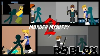 All Worst Moments in Murder Mystery 2 Roblox Compilation