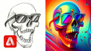 How to Generate Ai Art With Reference Sketches in Adobe Firefly