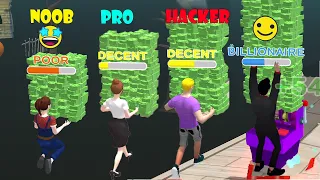 NOOB vs PRO vs HACKER vs GOD - Money run 3d full