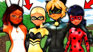 LADYBUG CAPTURED in MINECRAFT NOOB vs PRO vs HACKER vs GOD Monster School 100% animation trolling