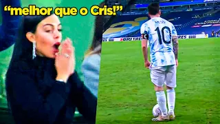 ESSAS REAÇÕES AS SKILLS DO MESSI SÃO LENDÁRIAS!!! MELHORES REAÇÕES AOS ABSURDOS QUE MESSI FAZ!!