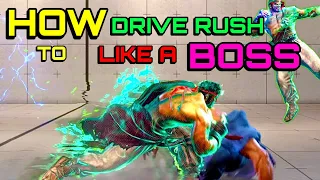 StreetFighter 6 ~ HOW To Perform INSTANT DRIVE RUSH - HOW To DRIVE RUSH In COMBO’S [SF6 Tutorial 💡]