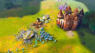 Age of Empires 4 - 3v3 LATE DEFENSE | Multiplayer Gameplay