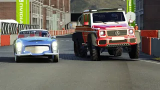 Dodge Zeder Z-250 1955 vs Mercedes-Benz G-Class 6x6 AMG at Highlands