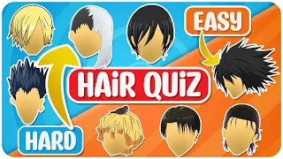 Anime Quiz | Guess The Anime Character Hair ( Easy - Hard ) | Anime Hair Quiz