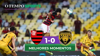 FLAMENGO 1 x 0 AMAZONAS - Veja os MELHORES MOMENTOS da partida