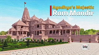 A View Of The Magnificent Ram Mandir In Ayodhya As Ram Lalla Idol Placed In Temple