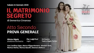 Il matrimonio segreto, Cimarosa  - Atto Secondo // Stagione Opera & Balletto 2019-2020