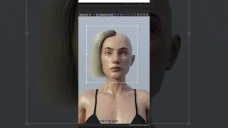 Styling hair in C4D (short, wavy hair) 🌼 #cinema4d #3dart #hair #characterdesign #redshift #daz3d