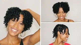 EASY DEFINED Braid Out Tutorial for Short Natural Hair