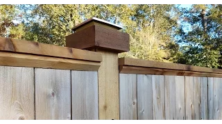 Boxing and capping your Fenceposts