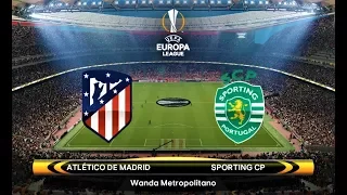 PES 2018 | Atletico Madrid vs Sporting | UEFA Europa League | Gameplay PC