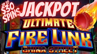 🔥💵 JACKPOT - ULTIMATE FIRE LINK CHINA STREET SLOT MACHINE LIVE PLAY HIGH LIMIT IN LAS VEGAS NV