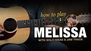 How to Play "Melissa" by the Allman Brothers - Easy Acoustic Guitar Version
