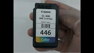 Canon CL-446 Fine Catridge | How to Refill Canon Colored Ink catridge | Expat World