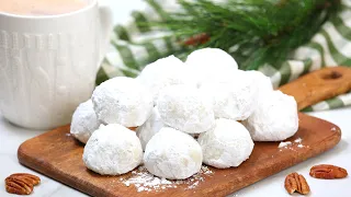 Holiday Snowball Cookies | Easy + Delicious Christmas Baking