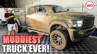 Deep Cleaning The Muddiest CUMMINS EVER! | Insane Satisfying DISASTER Detail Transformation!