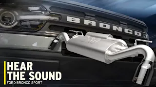 [Hear the Sound] MagnaFlow 2021 Ford Bronco Sport Street Series Axle-Back Exhaust | Part #19553