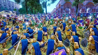 Golden Knight Lay Siege To Roman City | Ultimate Epic Battle Simulator | UEBS