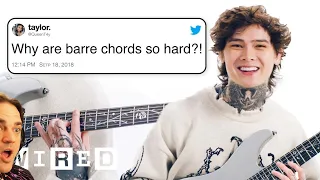 Polyphia's Tim Henson Answers Guitar Questions From Twitter | Tech Support | WIRED Reaction