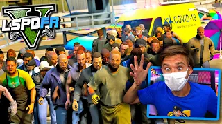 LSPD COVID-19 Unit busts a MASSIVE gathering! (LSPDFR GTA 5 Police Mod) #GTA5LSPDFR