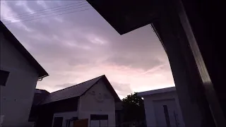 Very close Lightning sounds like BOMB