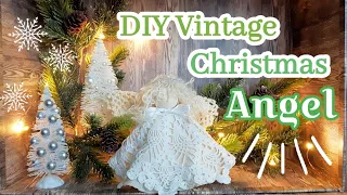 Christmas DIY || Vintage Doily Angel DIY