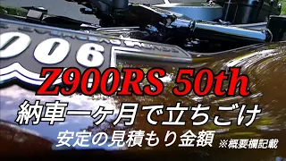 Z900RS 50th 納車一ヶ月で立ちごけ