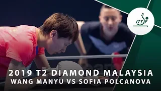 Wang Manyu vs Sofia Polcanova | 2019 T2 Diamond Malaysia (R16)