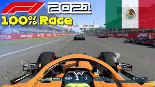 F1 2021 - Let's Make Norris World Champion #19: 100% Race Mexico